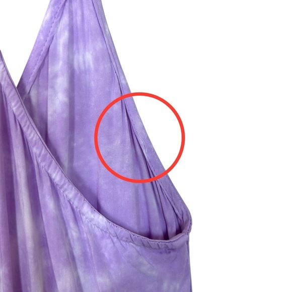 Michael Stars x Revolve “Gloria" Slip Maxi Dress, Tie-Dye Maxi Ombre - Purple XS - Picture 15 of 17